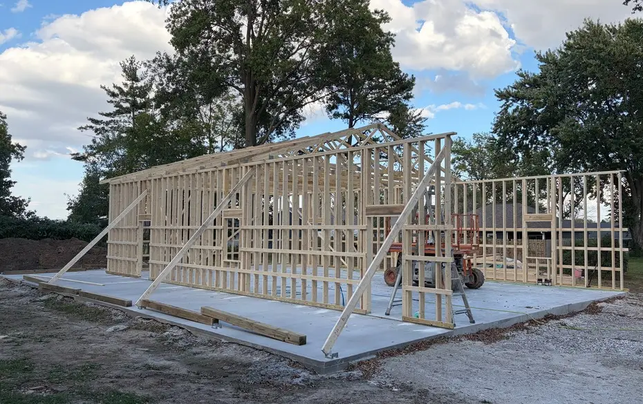 Garage Build: Framing Day 1