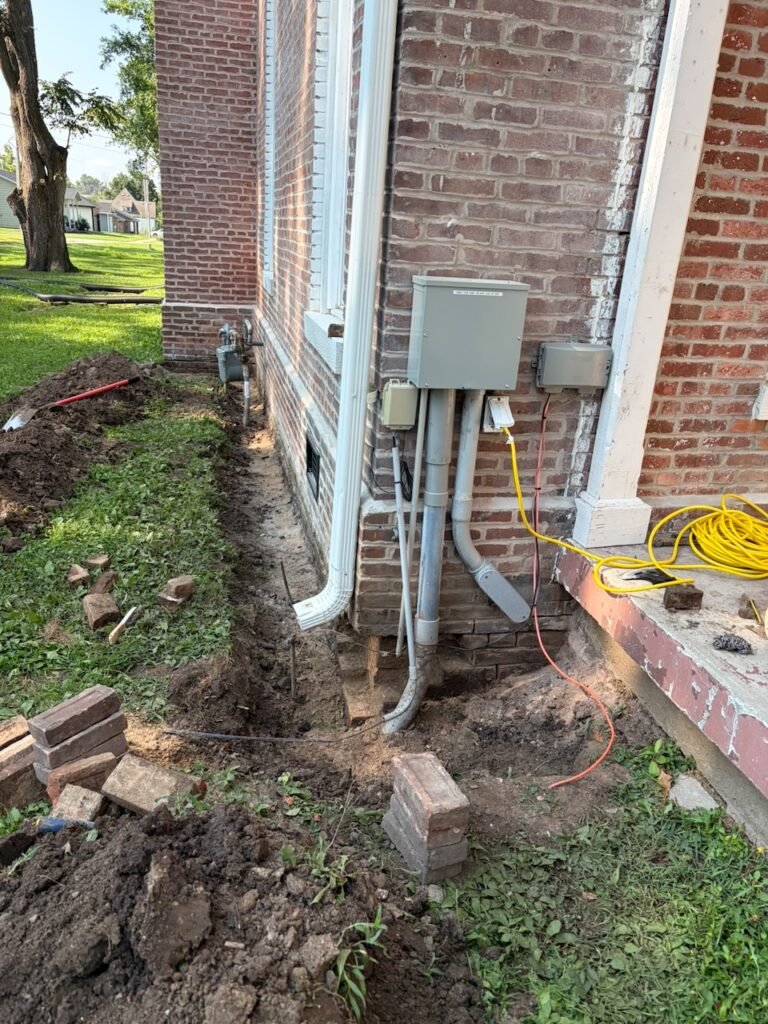 140-Year-Old Brick, Bad Drainage, and a Weekend of Digging and Repointing