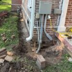 140-Year-Old Brick, Bad Drainage, and a Weekend of Digging and Repointing
