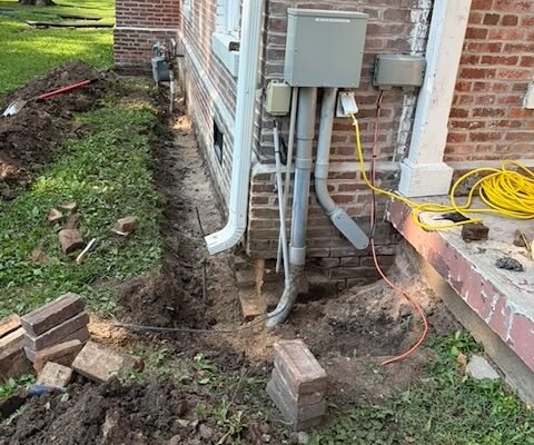 140-Year-Old Brick, Bad Drainage, and a Weekend of Digging and Repointing